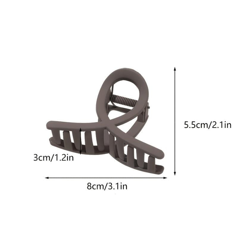 Plastic Hair Claw Clip Strong Hold Grip Hair Jaw Clip For Thick Hair