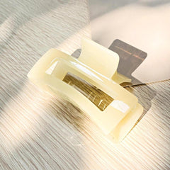 Acrylic Hair Claw Solid Jaw Claw Ponytail Holder Hair Accessories