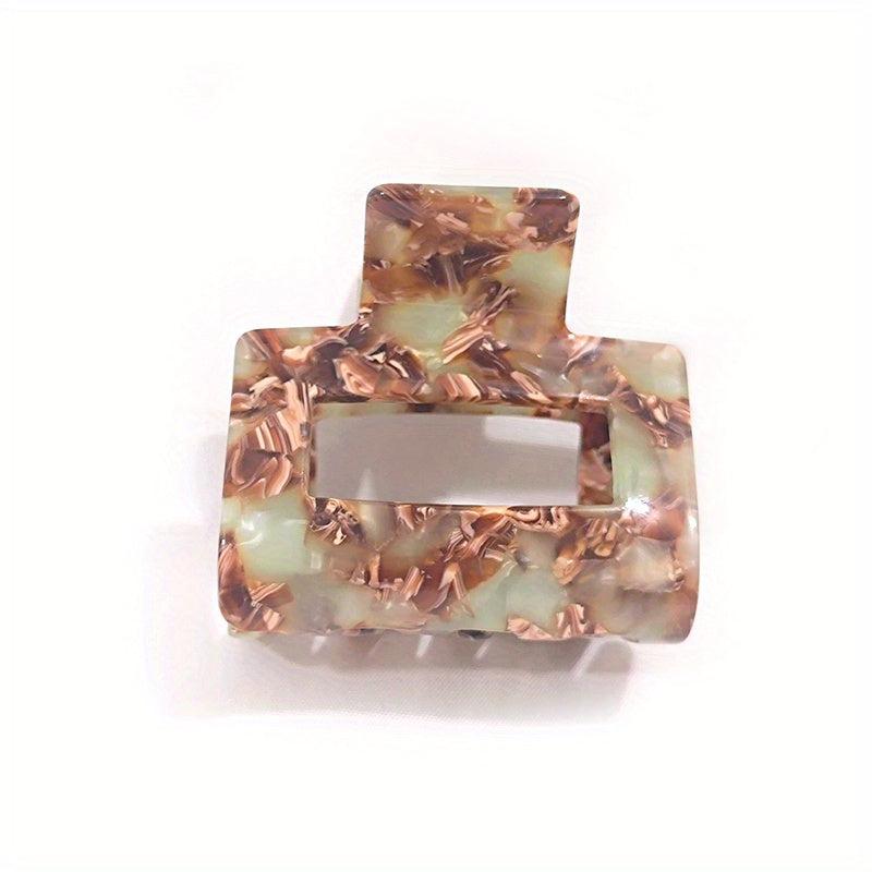 Acetic Acid Hair Claw Square Large Shark Claw Ponytail Holder Hair Accessories