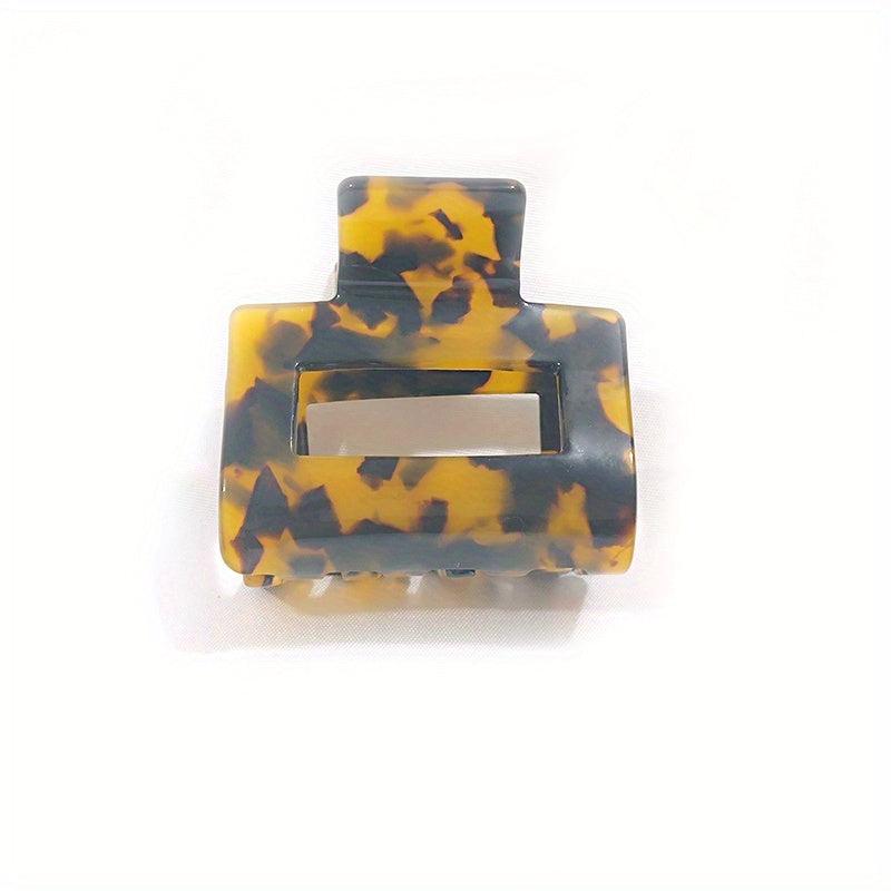 Acetic Acid Hair Claw Square Large Shark Claw Ponytail Holder Hair Accessories