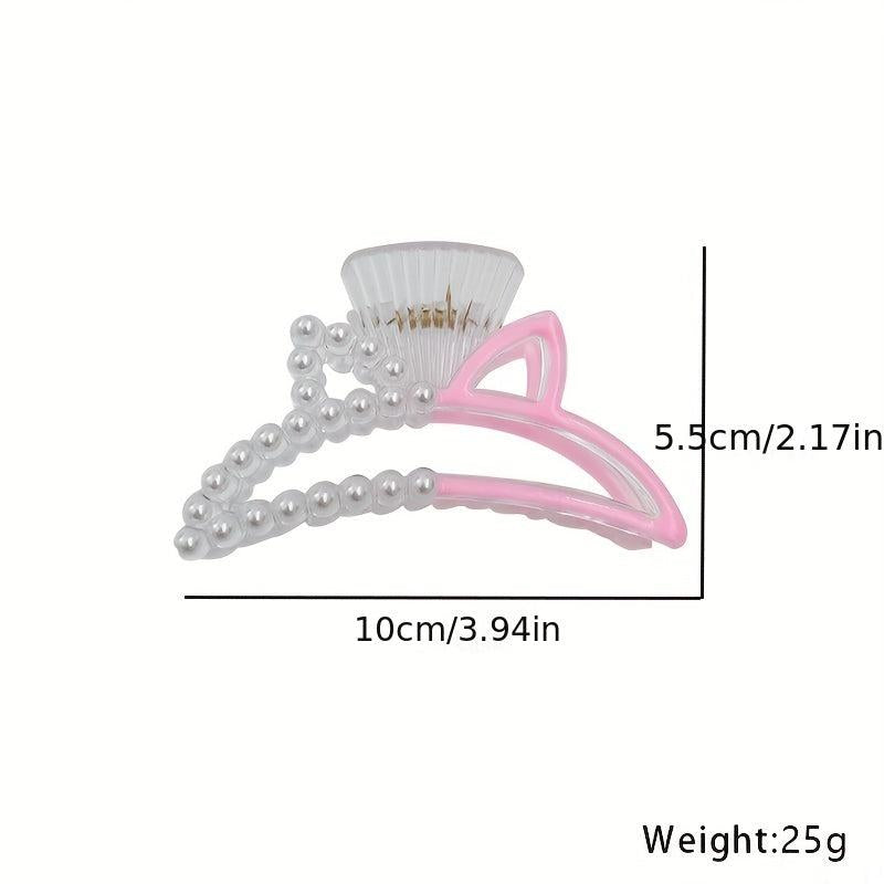 Cat Ear Hair Claw Clip Acrylic Jaw Clamp Clip Hair Accessory For Women Girls