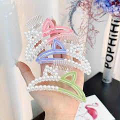 Cat Ear Hair Claw Clip Acrylic Jaw Clamp Clip Hair Accessory For Women Girls