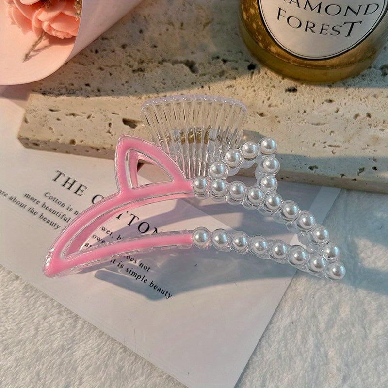 Cat Ear Hair Claw Clip Acrylic Jaw Clamp Clip Hair Accessory For Women Girls