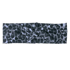 Leopard Print Knot Boho Headbands For Women Wide Sweatbands Hair Accessories