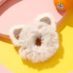 Plush Animal Ears Hair Tie Ponytail Rope Women's Hair Accessories