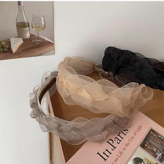 Vintage Gauze Hairband Headdress Hair Accessories for Women