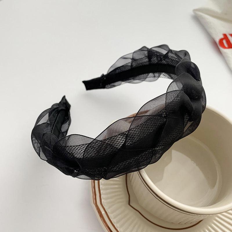 Vintage Gauze Hairband Headdress Hair Accessories for Women