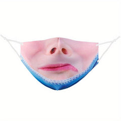 Creative Human Face Mask Spoof Cotton Mask Anti-dust Sand Mask