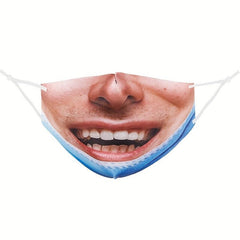 Creative Human Face Mask Spoof Cotton Mask Anti-dust Sand Mask