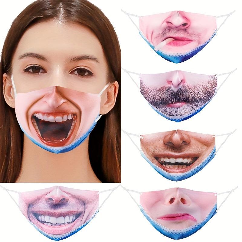 Creative Human Face Mask Spoof Cotton Mask Anti-dust Sand Mask