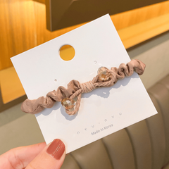 Crystal Hair Ring Solid Hair Rope Women's Hair Accessories