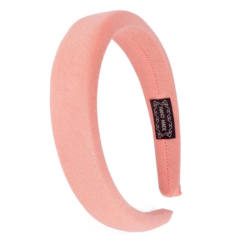 Solid Wide Hairband Fabric Headband Party Prom Hair Accessories