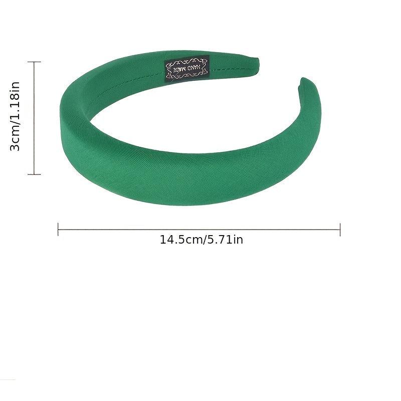 Solid Wide Hairband Fabric Headband Party Prom Hair Accessories