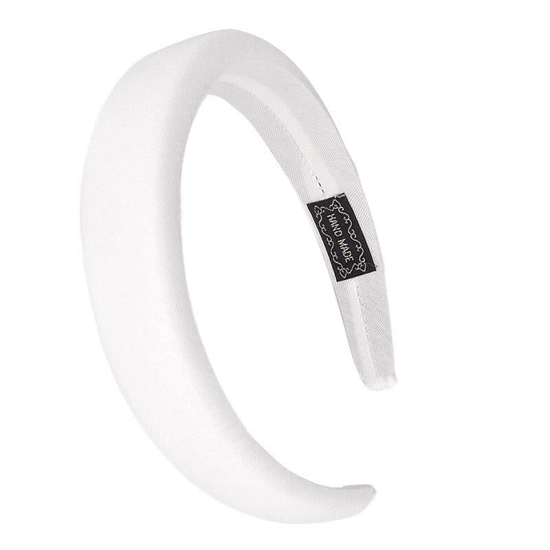 Solid Wide Hairband Fabric Headband Party Prom Hair Accessories