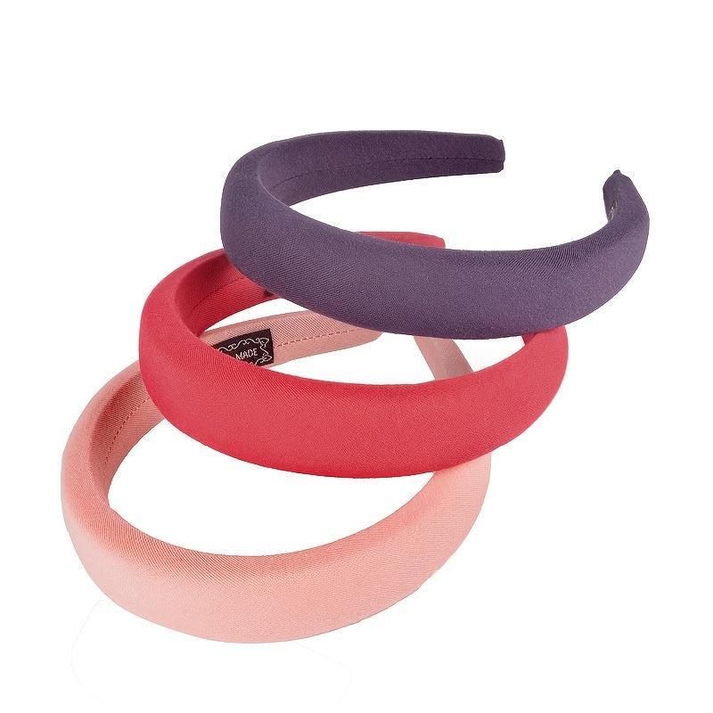 Solid Wide Hairband Fabric Headband Party Prom Hair Accessories