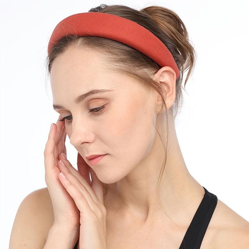 Solid Wide Hairband Fabric Headband Party Prom Hair Accessories