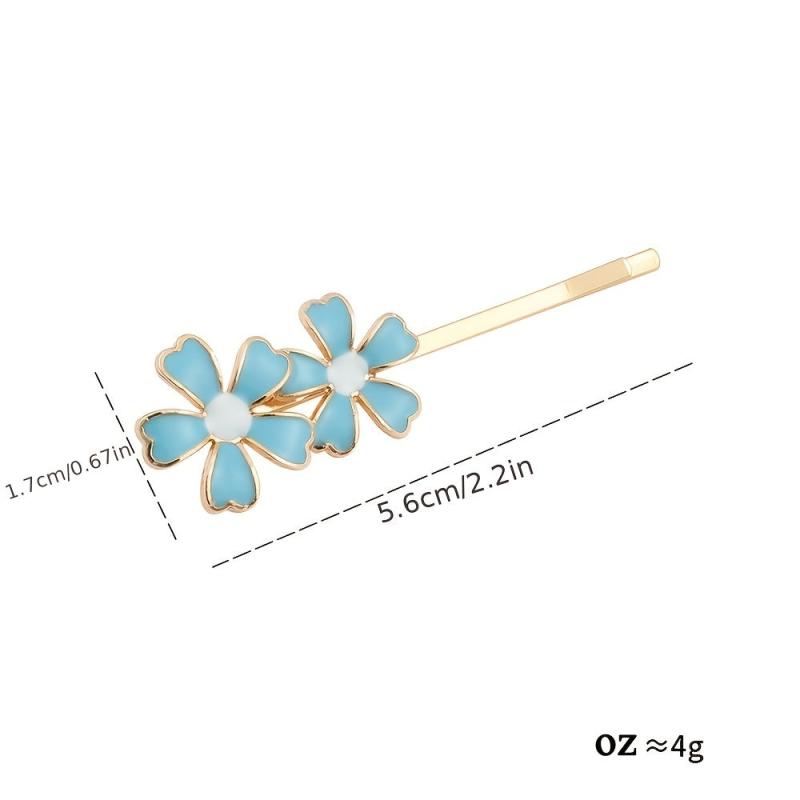 Sunflower and Daisy Hair Pins Set