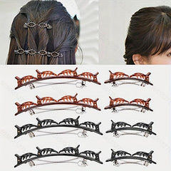 2pcs Double Layer Hair Clip Side Clip Bangs Clip Hair Accessories