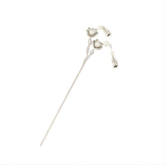 Vintage Flower Faux Pearl Tassel Hairpin Chignon Vintage Hair Accessories