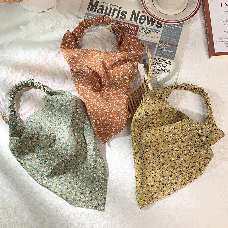 Boho Floral Chiffon Bandana Hair Scarf Stretchy Headband