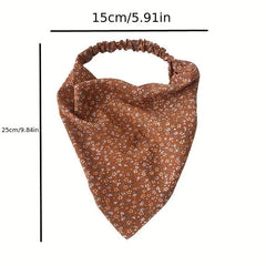 Boho Floral Chiffon Bandana Hair Scarf Stretchy Headband