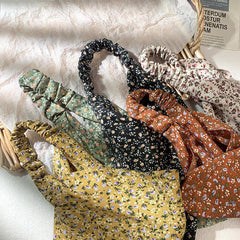 Boho Floral Chiffon Bandana Hair Scarf Stretchy Headband