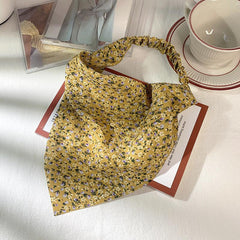 Boho Floral Chiffon Bandana Hair Scarf Stretchy Headband
