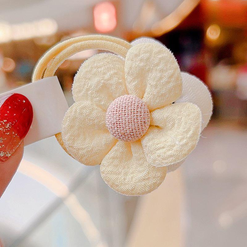 Colorful Flower Hair Band Girls Hair Accessories Small Elastic Hair Bands