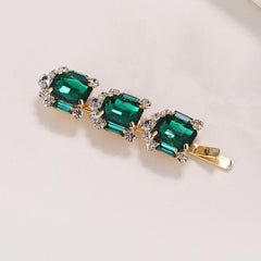 Shining Rhinestone Hair Clip Non Slip Hair Accessory