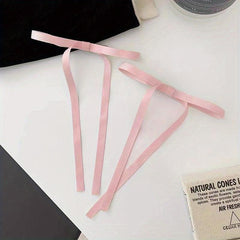 Y2K Solid Hair Ribbon Sweet Hair Accessories For Braids Ponytail