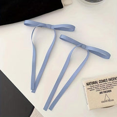 Y2K Solid Hair Ribbon Sweet Hair Accessories For Braids Ponytail