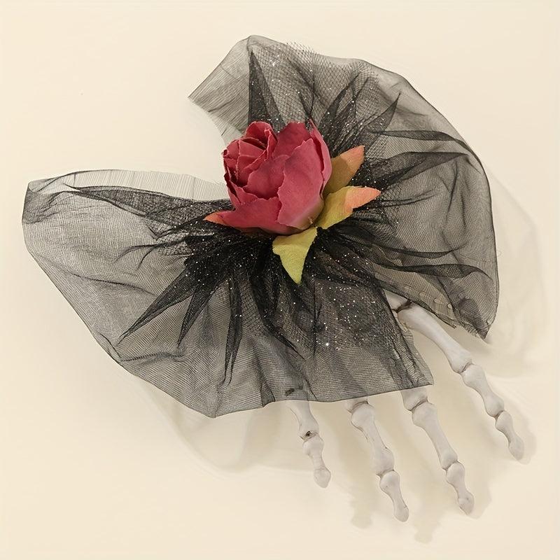 Halloween Flower Duck Billed Clip Head Piece