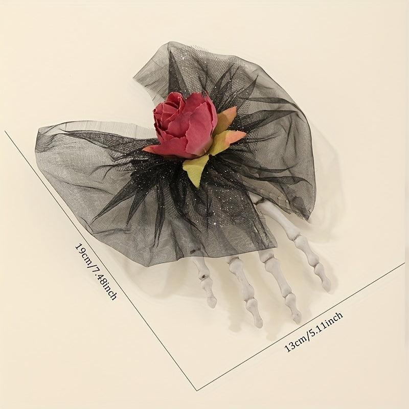 Halloween Flower Duck Billed Clip Head Piece