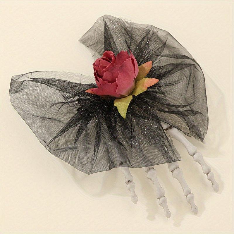 Halloween Flower Duck Billed Clip Head Piece