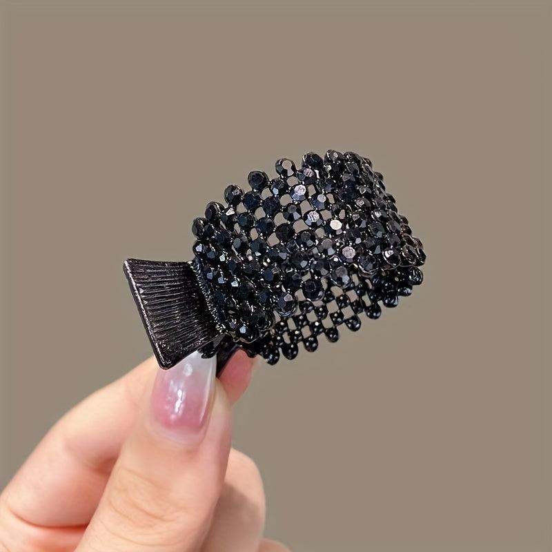 Rhinestone Hair Clip Back Head Hair Clip Head Jewelry Hair Accessories