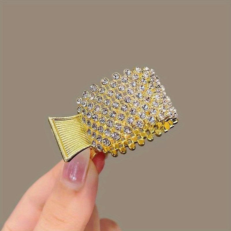 Rhinestone Hair Clip Back Head Hair Clip Head Jewelry Hair Accessories