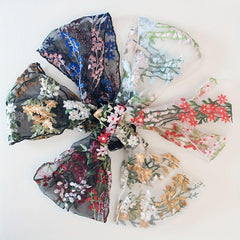Lace Flower Patterned Headband Bohemian Style Lace Elastic Hair Band