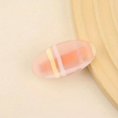 Pink Ellipse Hair Clip Duck Billed Style for Women Girls