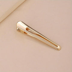 Metal Geometric Hair Clip Bangs Clip Duck Billed Hair Accessory