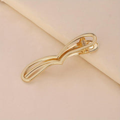 Metal Geometric Hair Clip Bangs Clip Duck Billed Hair Accessory