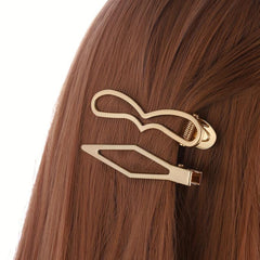 Metal Geometric Hair Clip Bangs Clip Duck Billed Hair Accessory