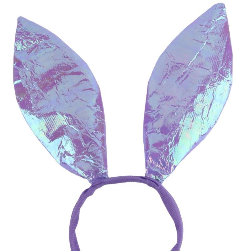 Satin Bunny Ears Headband for Cosplay Party Costume