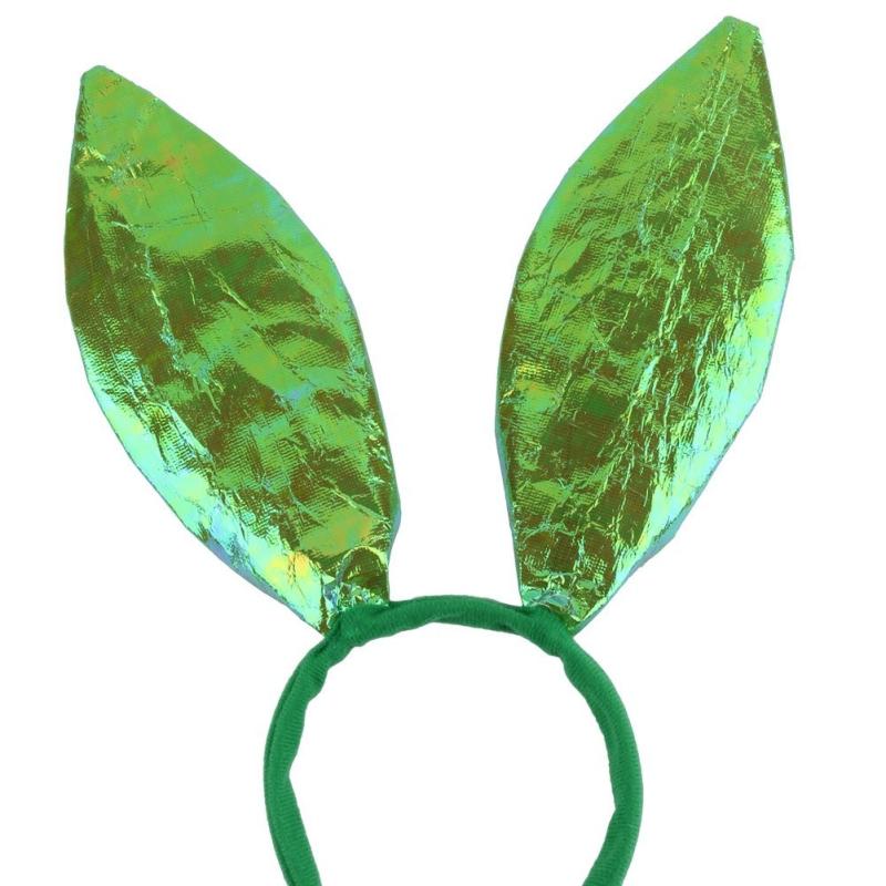 Satin Bunny Ears Headband for Cosplay Party Costume