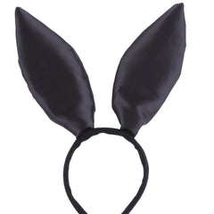 Satin Bunny Ears Headband for Cosplay Party Costume