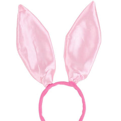 Satin Bunny Ears Headband for Cosplay Party Costume