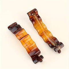 2 PCS Wavy Hair Clip Bobby Pin Retro Hairpin Women Girls Headdress Hair Accessor