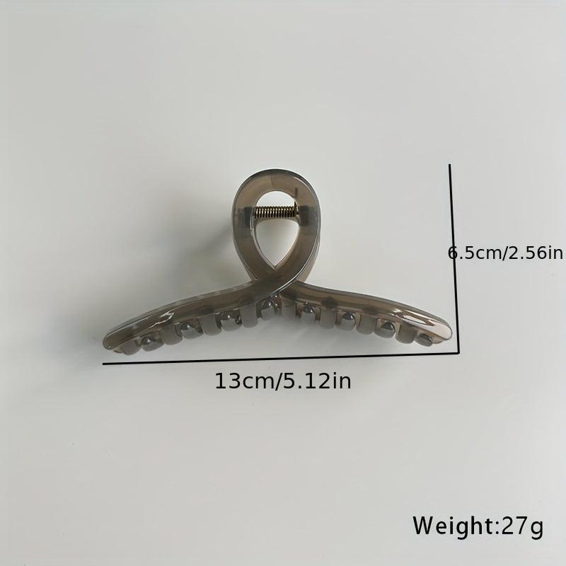 Geometric Hair Claw Clip Acrylic Jelly Banana Clip Bath Jaw Clamp Clip