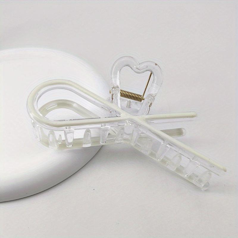 11 Clear Frame Banana Clip Non Slip Hair Accessory