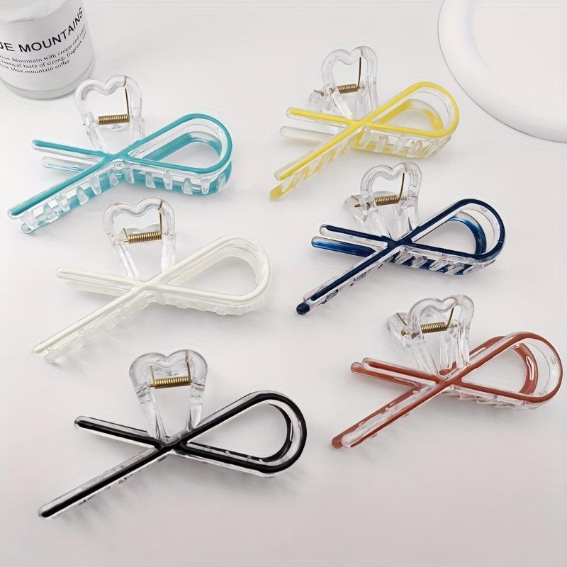 11 Clear Frame Banana Clip Non Slip Hair Accessory