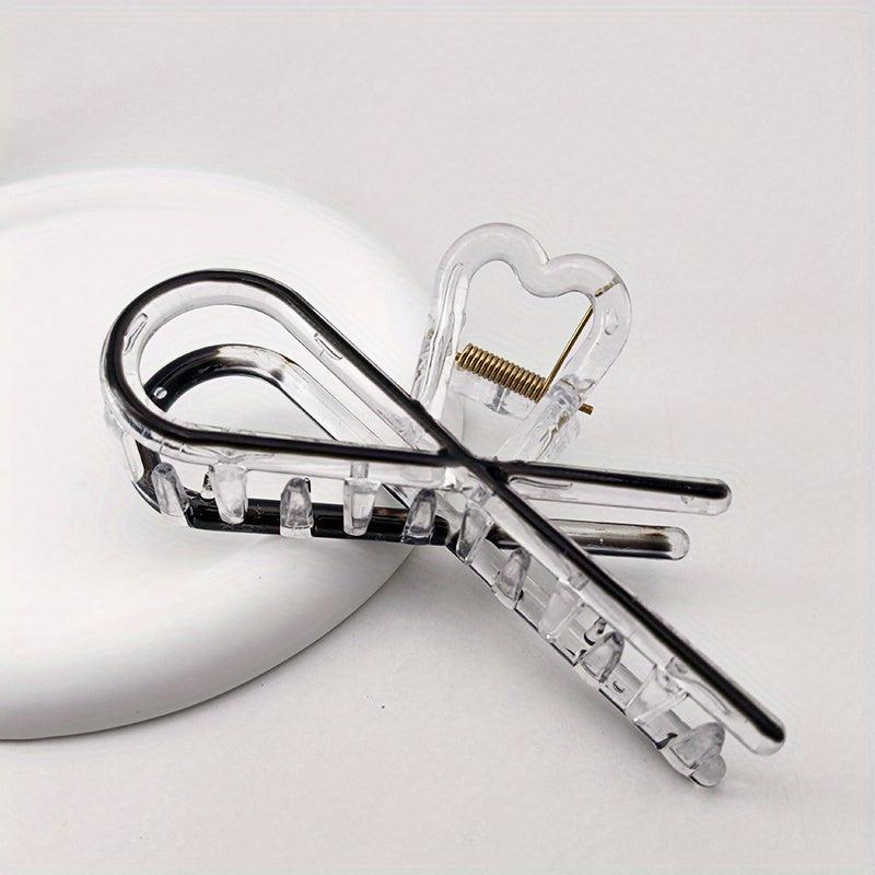 11 Clear Frame Banana Clip Non Slip Hair Accessory